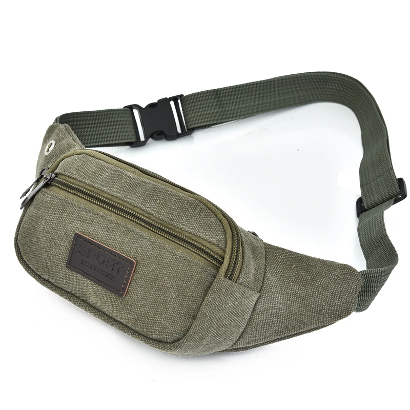 Men's and women's adjustable waist bags with zipper closure, suitable for daily necessities and holiday outings, mini wallets