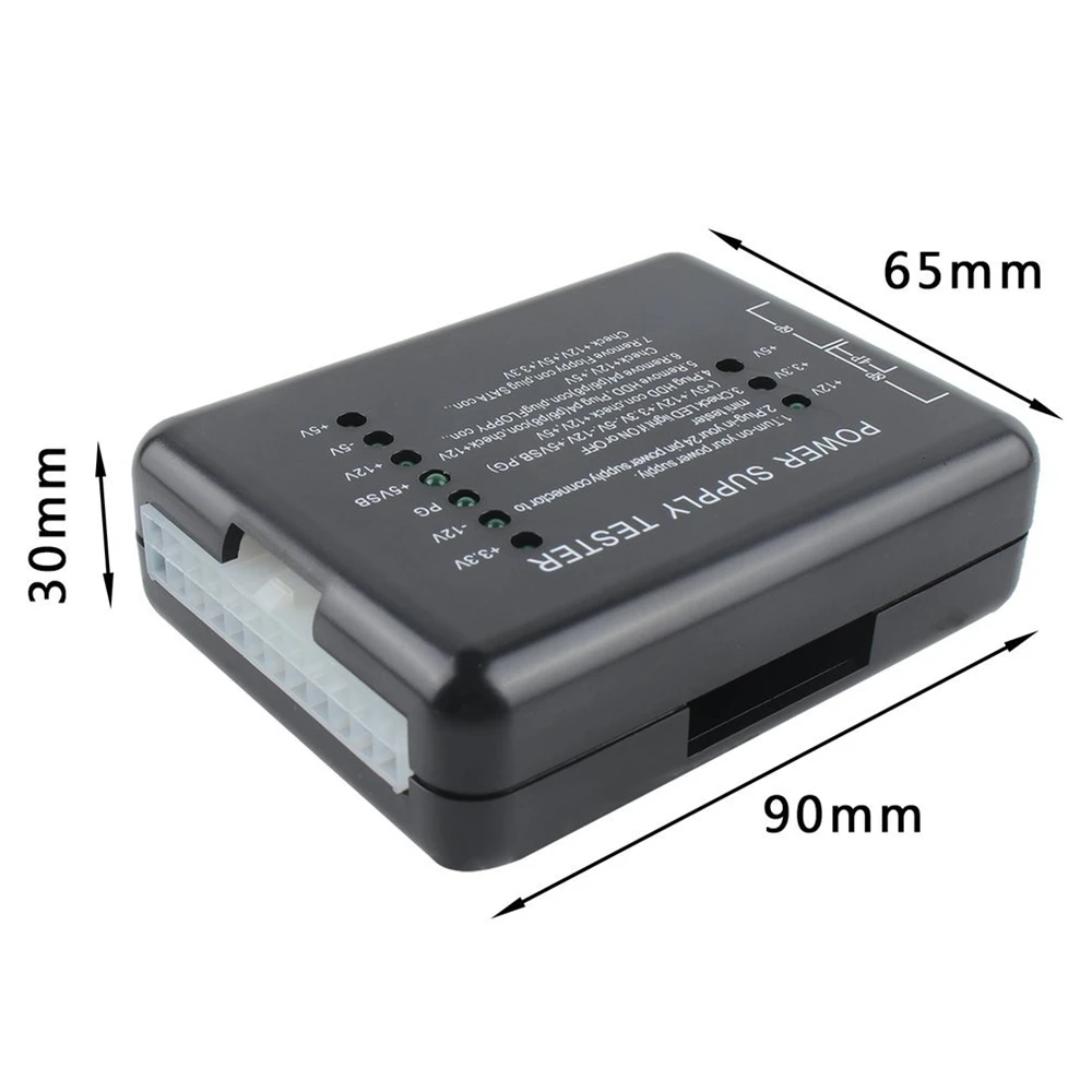 Computer Power Supply Tester ATX Power Supply Diagnostic Computer Chassis Tester ATX-Connector power supply tester