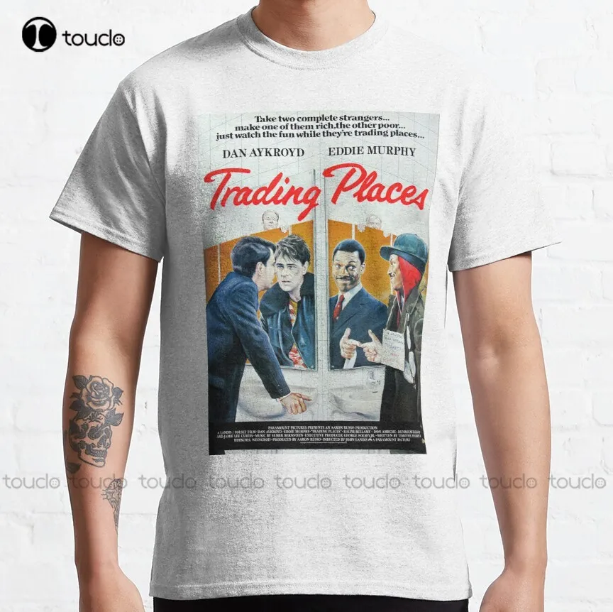 

Trading Places Movie Poster Classic T-Shirt Womens Shirts For Work Custom Aldult Teen Unisex Digital Printing Tee Shirt Xs-5Xl