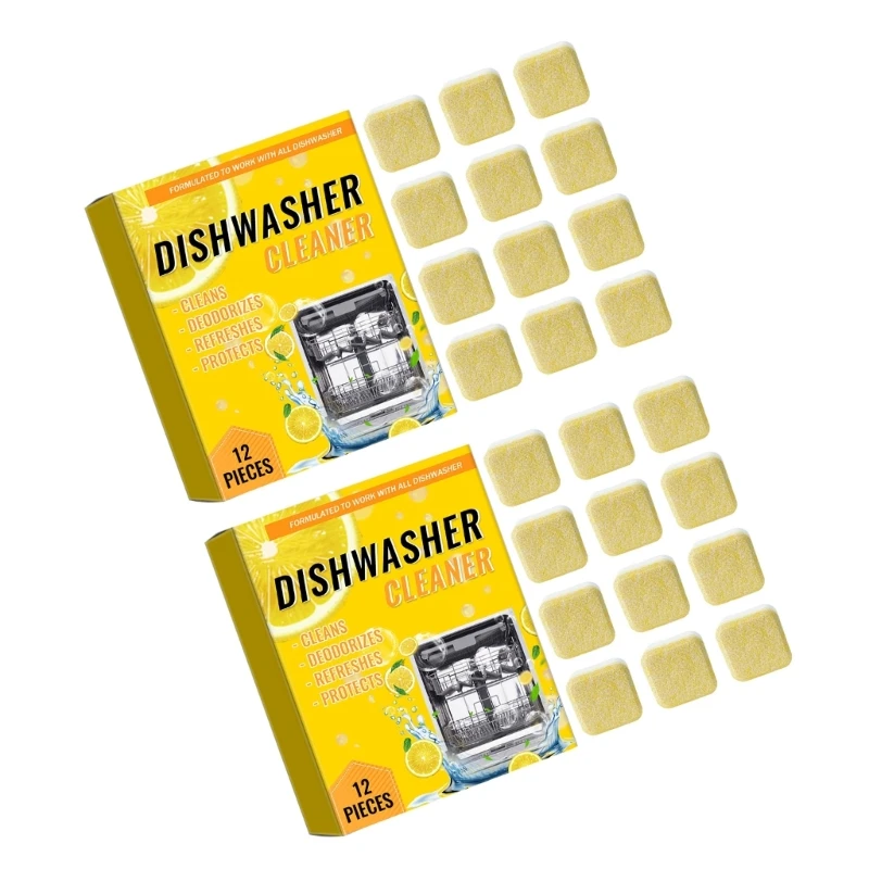 Kitchen Stains Remove Dishwasher Cleaning Tablets Powerful for Stubborn Stains on Cookers Dishwashers Sink