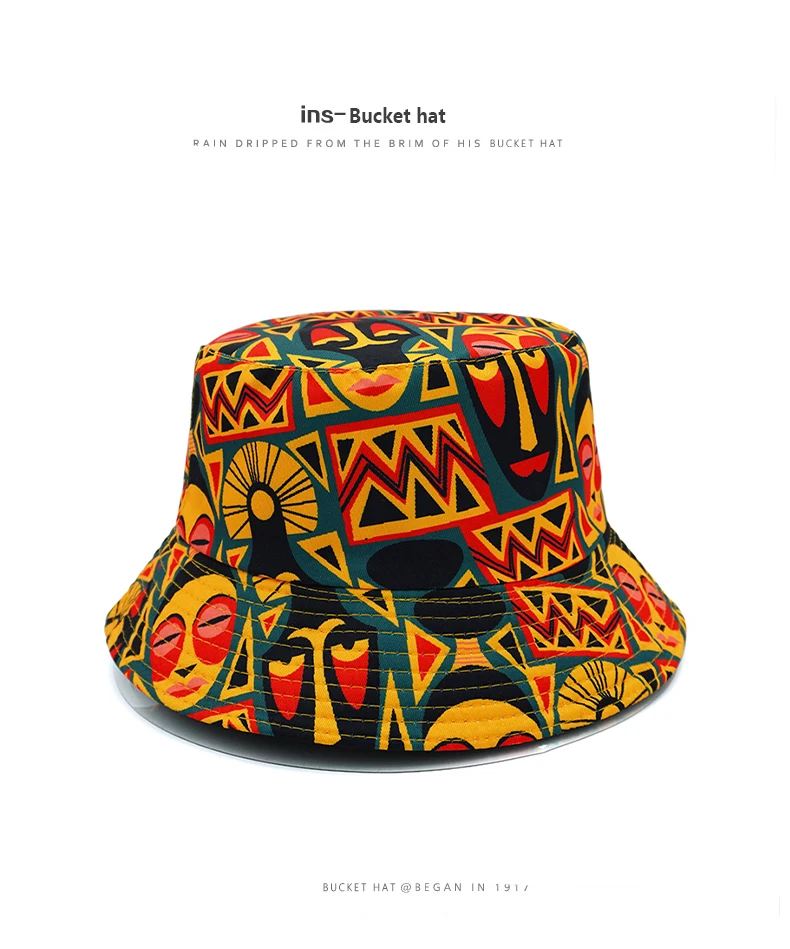 Cartoon Mask Bucket Hat-Giltoria