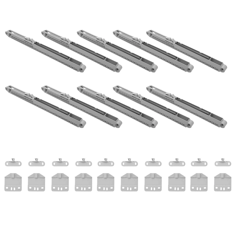 10Pcs/Lot Cabinet Glides Adapter Soft Closing System For Any Side Mount Drawer Sliding er Damper Cupboard