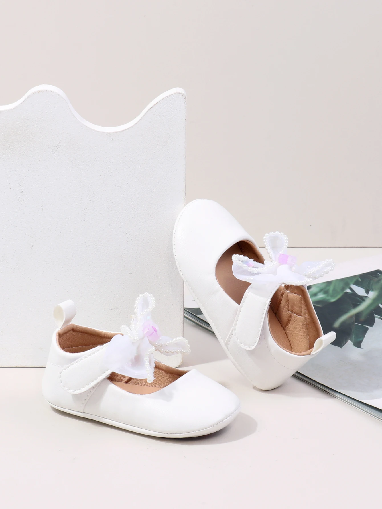 Neue matte Lederschuhe im Frühlings- und Herbststil, einzelne Schuhe mit Fliegen, Schuhe im Prinzessinnen-Stil für Babys, Lern- und Wanderschuh – Detail 14