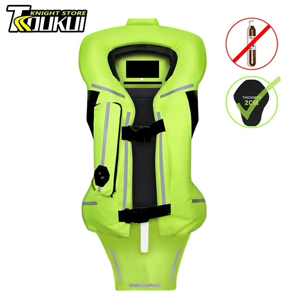 Gilet Air-Bag Per Moto Giubbotto Airbag Protettivo Per Motocross Giubbotto Riflettente Per Moto Racing Advanced Air Bag System Safety Vest