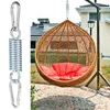 Hanging Chair Spring Heavy Duty Hammock Springs Chair Suspension Tension Hangers Outdoor Hammock Torsion Suspen Hook Spring 2