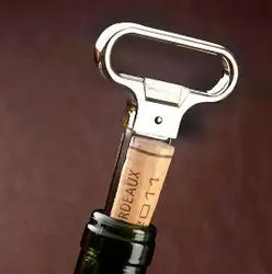 Effortless Wine Bottle Opener with Foil Cutter and Corkscrew Accessories (A Black)