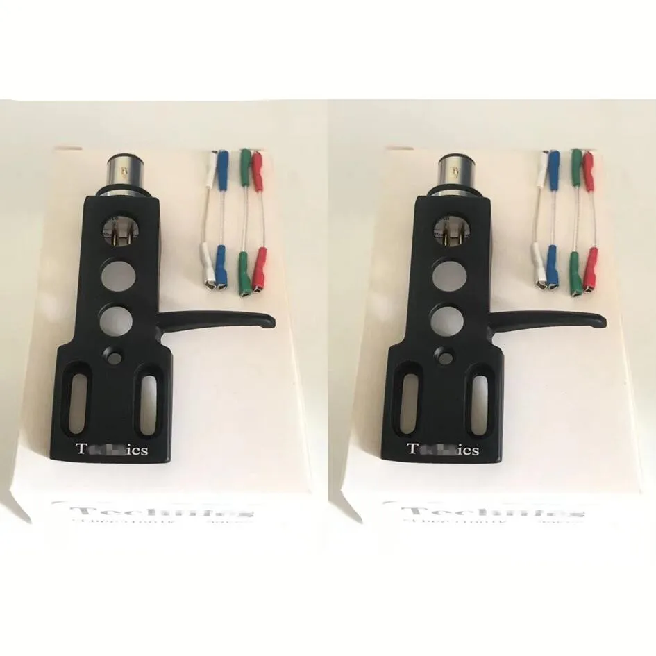 2set Phono Stylus Cartridge Unit Turntable Headshell CN5625 Technics 1200 1210 (No Stylus) black color phonograph needle supplies turntable headshell connector
