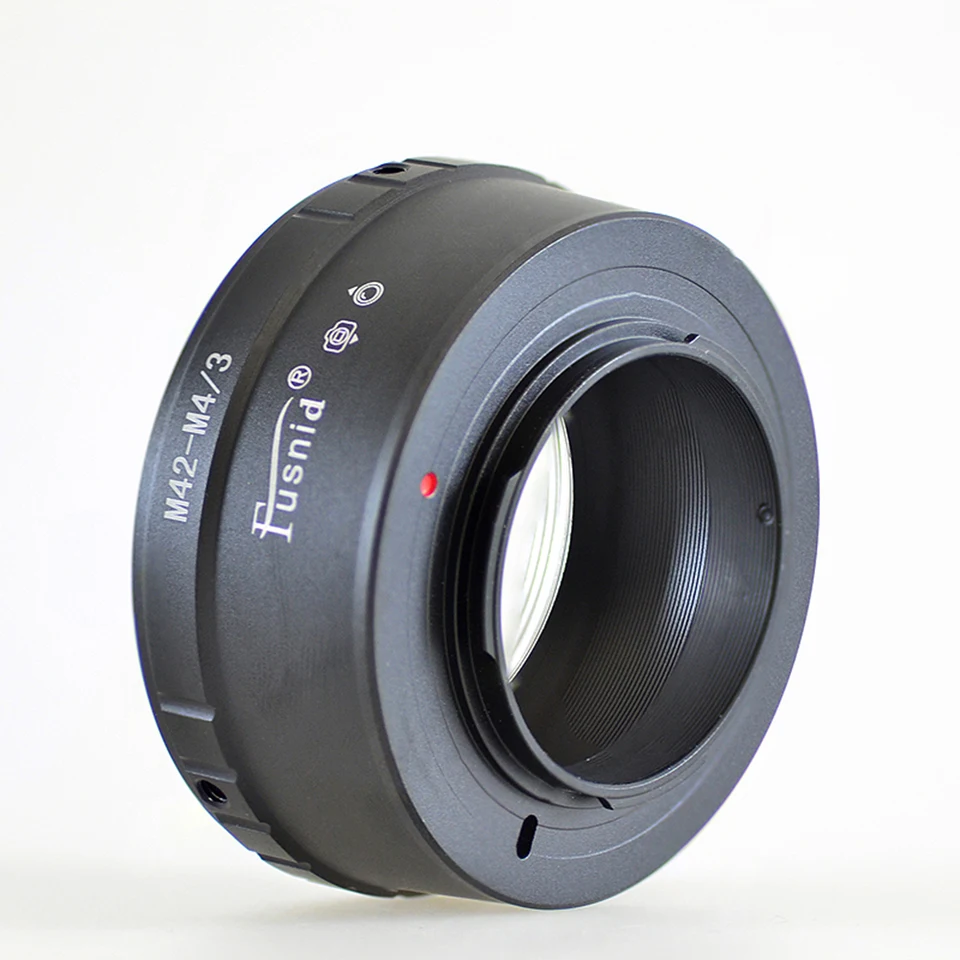 Adattatore Sottile M42-M4/3 In Alluminio Per Obiettivi Mirrorless, Spessore 6mm