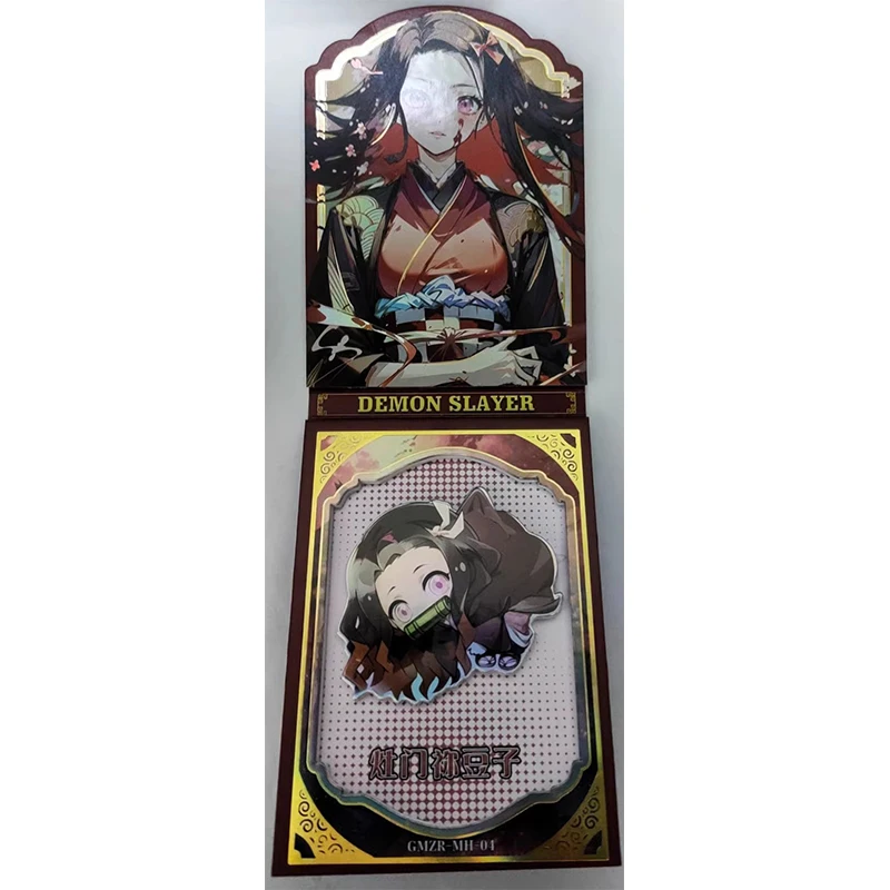 Anime Demon Slayer Kamado Nezuko Tanjirou Kanroji Mitsuri Kochou Shinobu Mh Collectible Card Toys Christmas Birthday Gifts 4