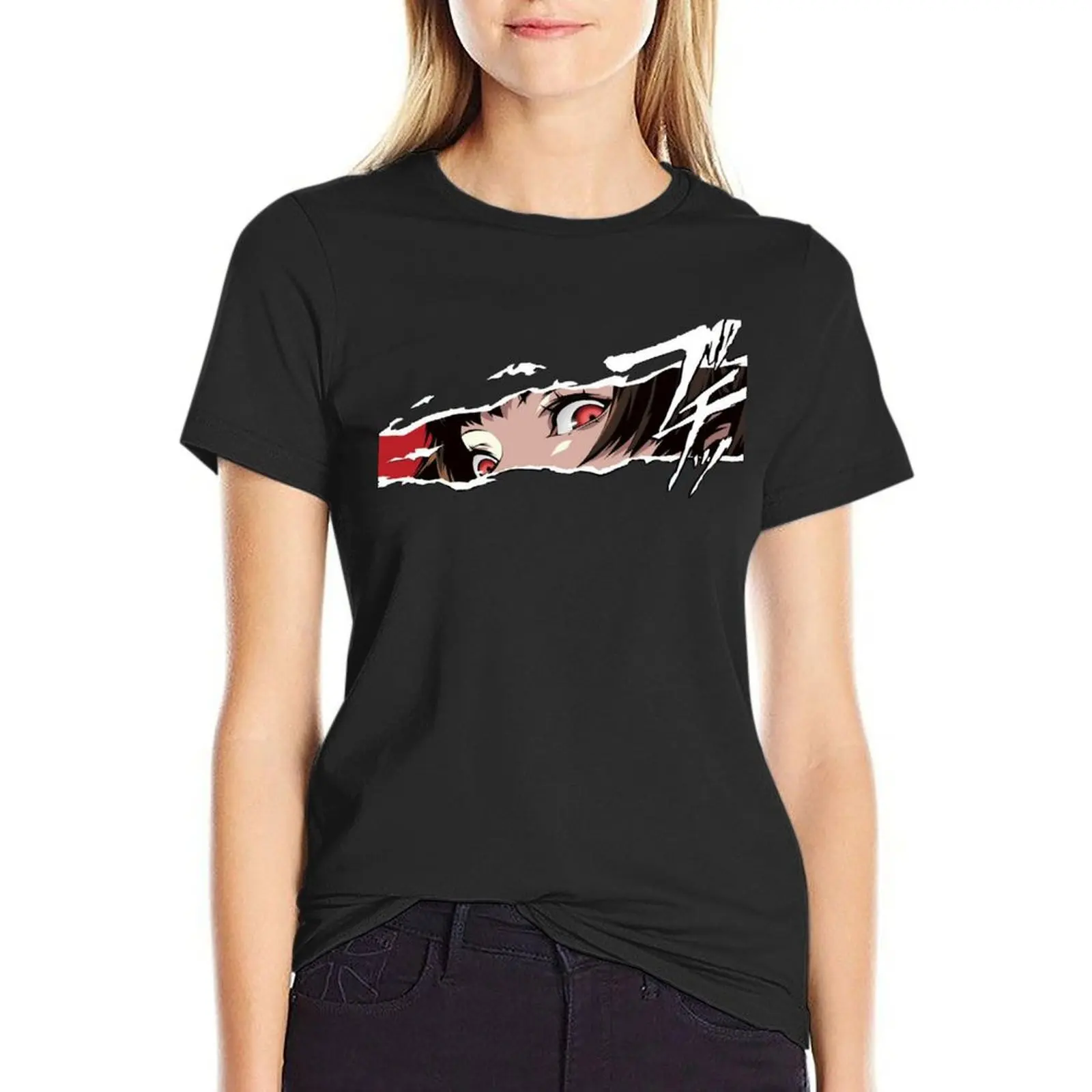 

Makoto Niijima Cut-In- Persona 5 T-shirt lady clothes oversized t-shirts for Women cotton