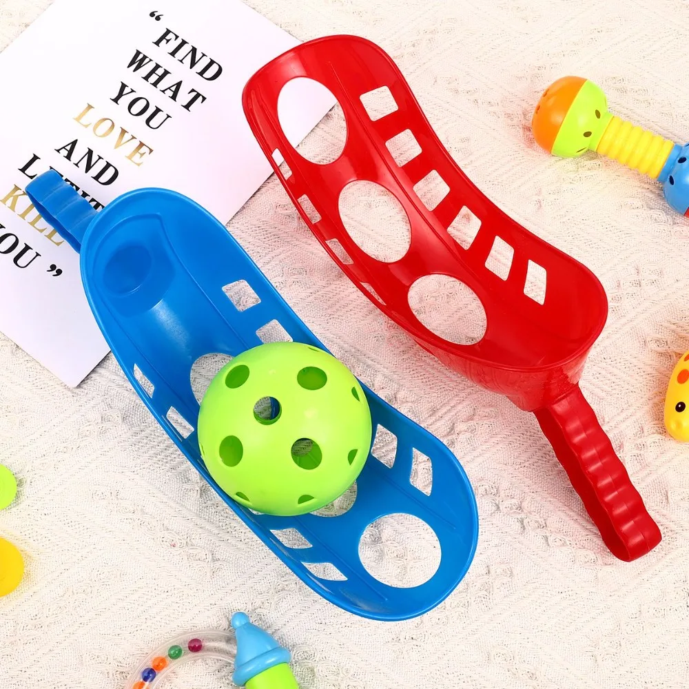 

Children's Throwing Scoop Ball Kindergarten Outdoor Beach Sports Toys Sensory Training Equipment Ball Catcher Interactive Game