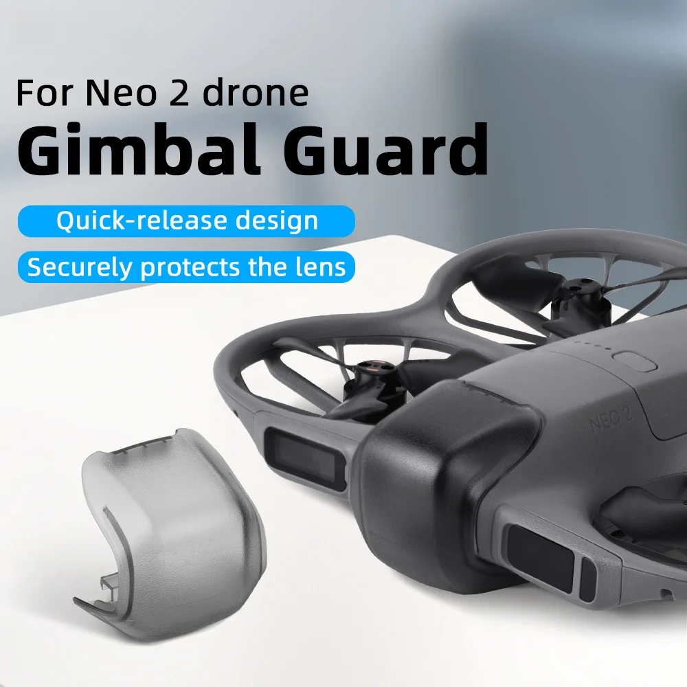 Protecteur d'objectif à cardan pour DJI NEO 2 avec fermeture éclair