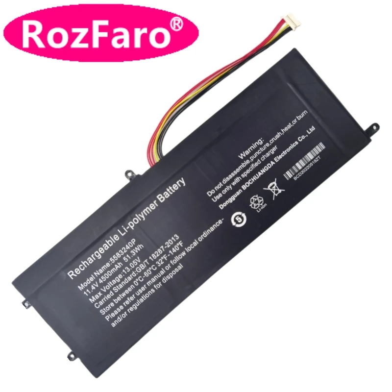 Rozfaro Teclast Tbolt Power F15 Pro 5583240P Utl-547872-3S 556575P-3S 5278111-2S Batteria Per Laptop Per Cooyes P30 P35 P50 P60 P70