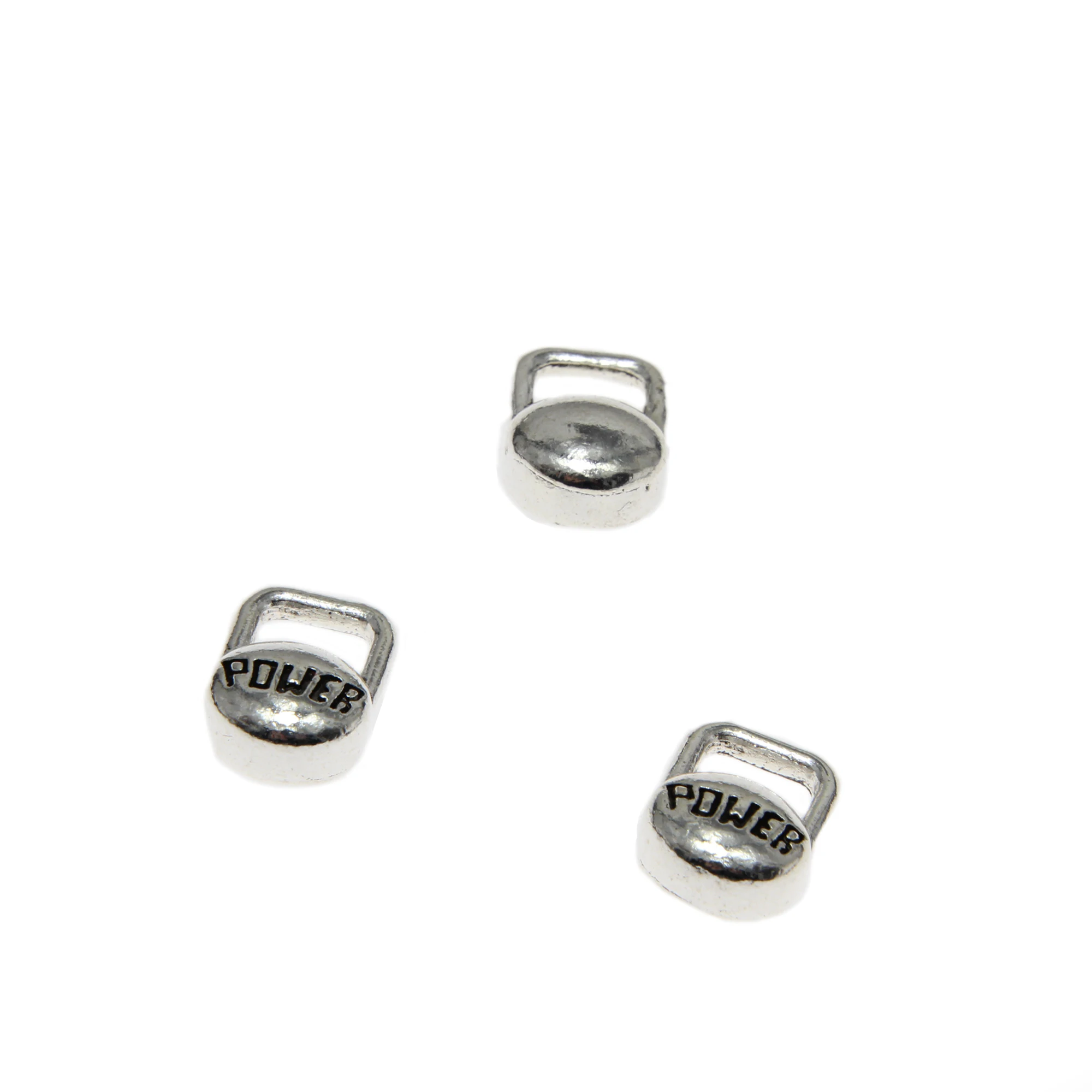 

5pcs Kettle bell charms Antique silver tone power Kettle bell charm pendant 14.5x10mm