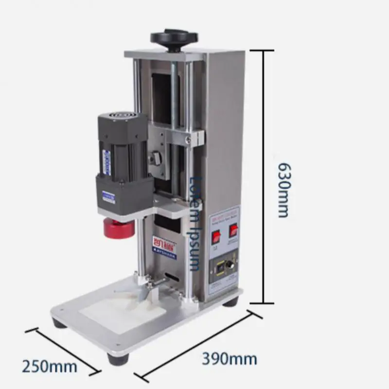 Desktop Automatic Capping Machine Lid Capper Locker Screw Caps Rotating Electric Sealing Mineral Water Glass Juice Bottles 2