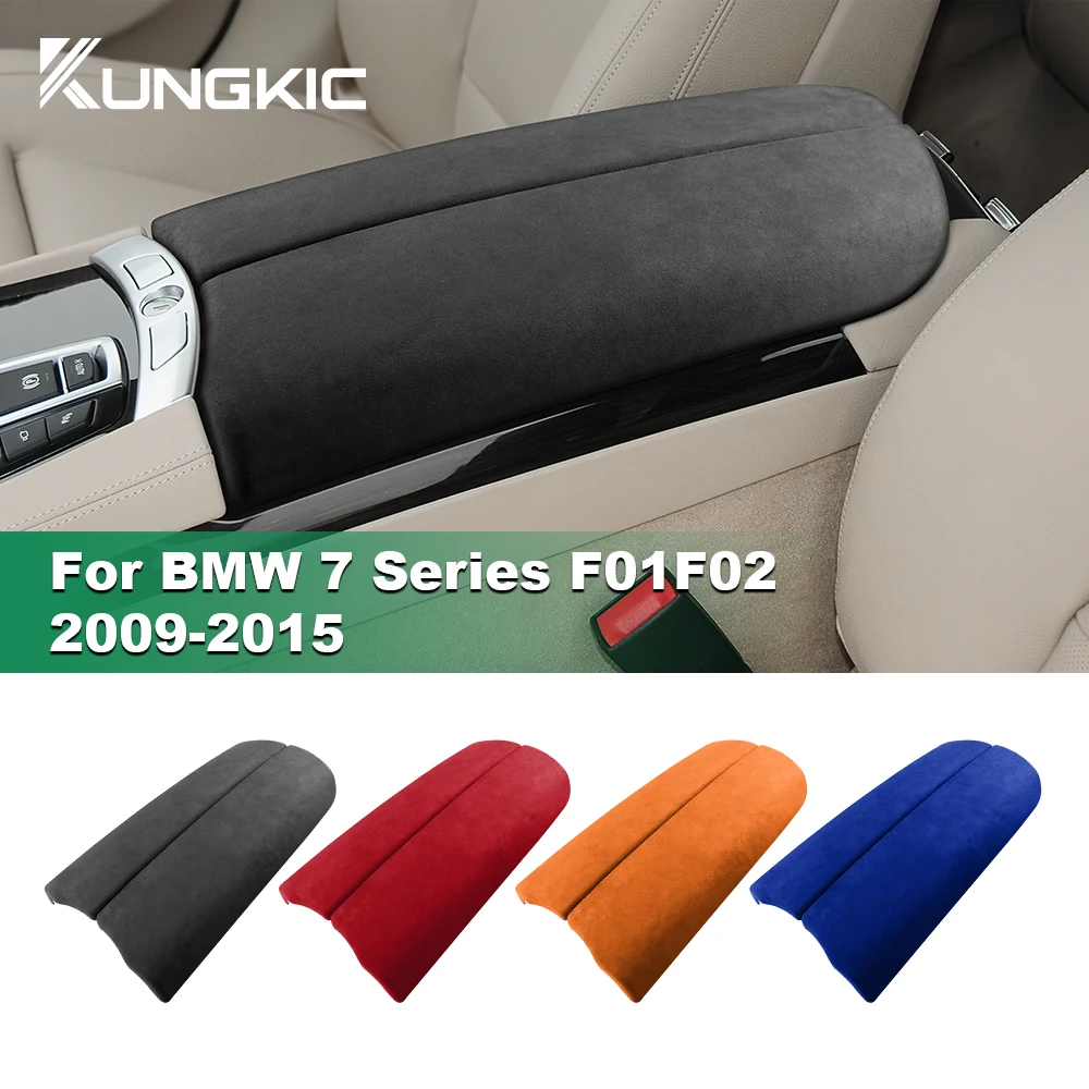 

Italy Super Suede Car Center Console Armrest Trim Cover for BMW 7 Series F01 F02 F03 F04 2009 2010 2011 2012 2013 2014 2015