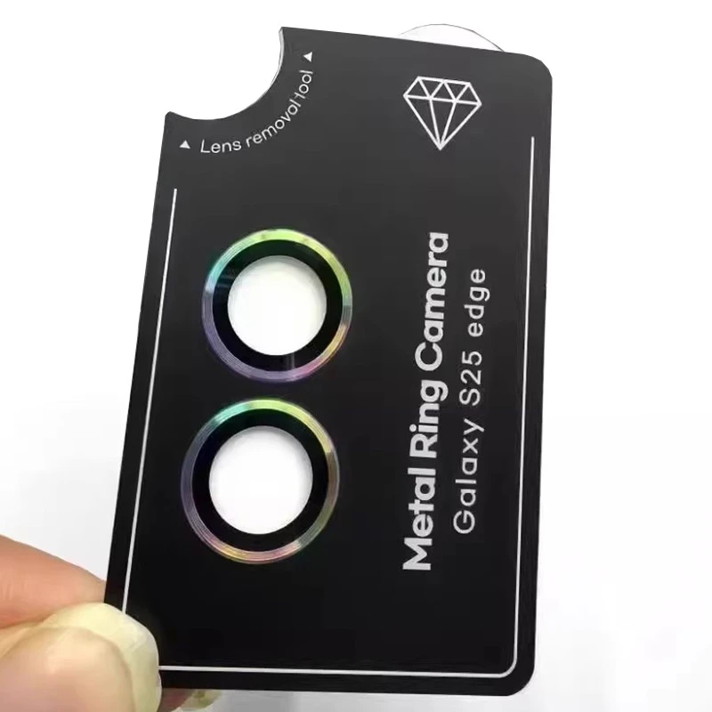Premium Metal Camera Lens Protector Glass - Full Coverage Lens Ring Glass
