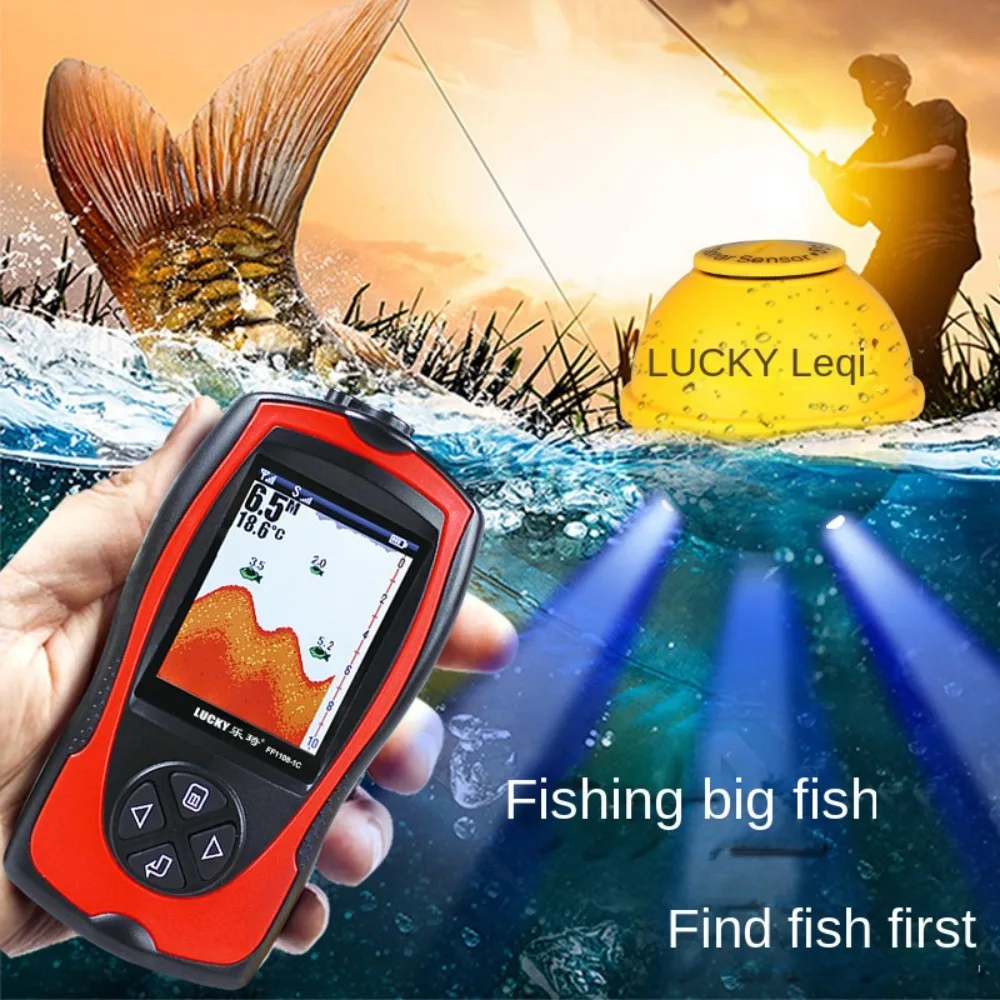 

Rechargeable Wireless Sonar for Fishing 100M Wireless Operating Range Portable Alert Fish Finder 45M Water Depth