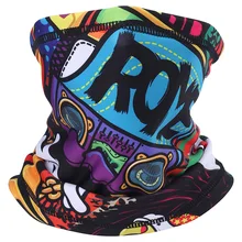  Winter 3D Skull Clown Headband Magic Scarf Neck Gaiter Fleece Warm Cover Half Face Guard Tube Scarves Bandana Men Women Hip Hop 
