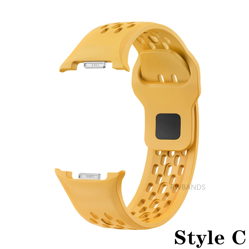 Breathable Silicone Sport Watch Band - Durable Strap Wristband Bracelet