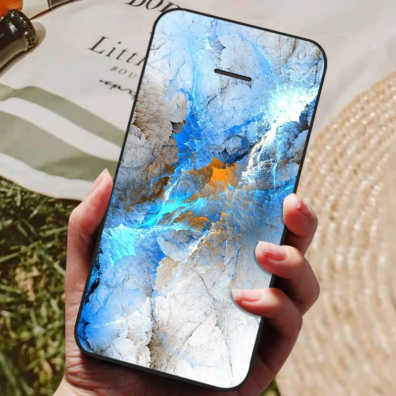 Sleek Black Silicone TPU Phone Case - Durable Soft Cover with Protective Bumper Design