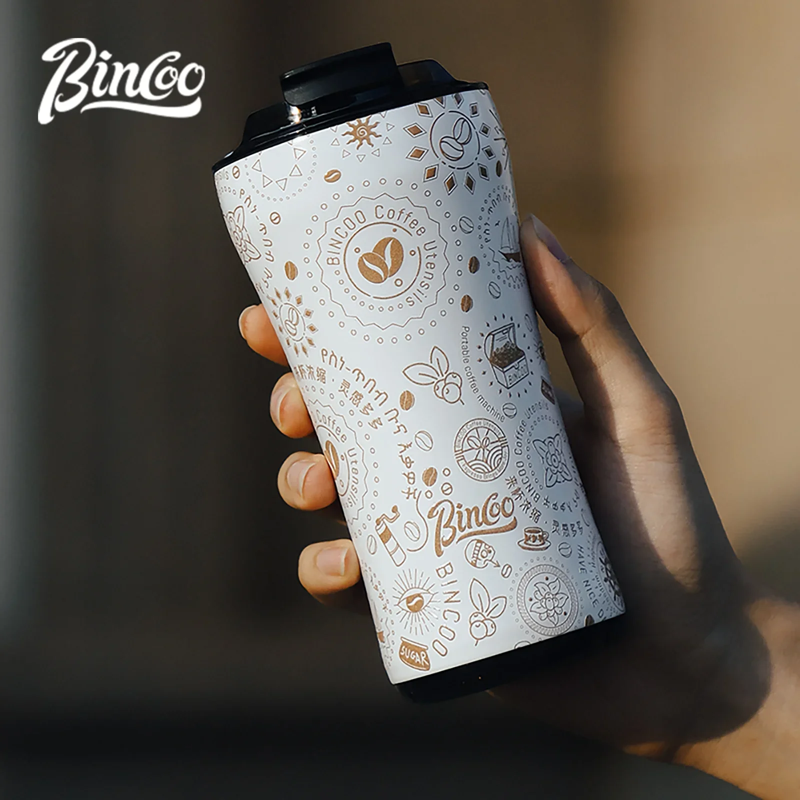 كوب قهوة حراري 380مل ستانلس ستيل