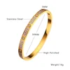 New Design Two Rows of Zircon Bracelet & Bangle For Women Girl Stainless Steel Couple Jewelry Wedding Gift 2
