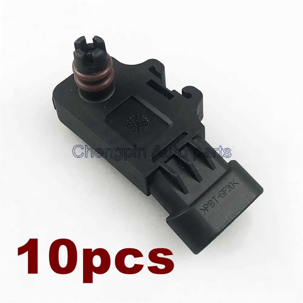 10X Manifold Absolute Pressure Sensor 12232201 93333350 MAP For Mistubishi ALFA ROMEO FIAT OPEL RENAULT SMART CHERY  CHEVROLET