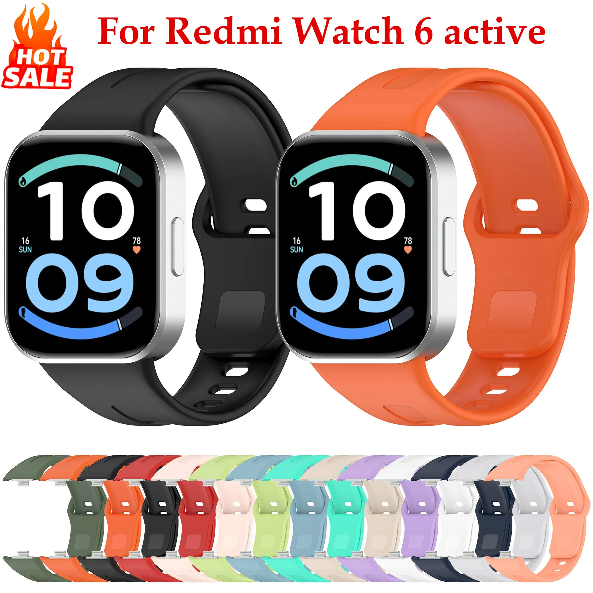 Premium Silicone Sport Strap - Replacement Band