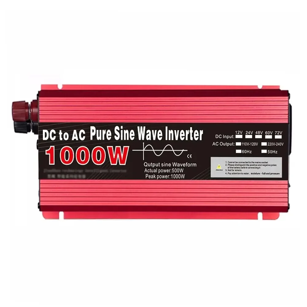 เครื่องแปลงแบตสำรอง DC แบบพกพา24V เป็น AC 220V 1000W 1