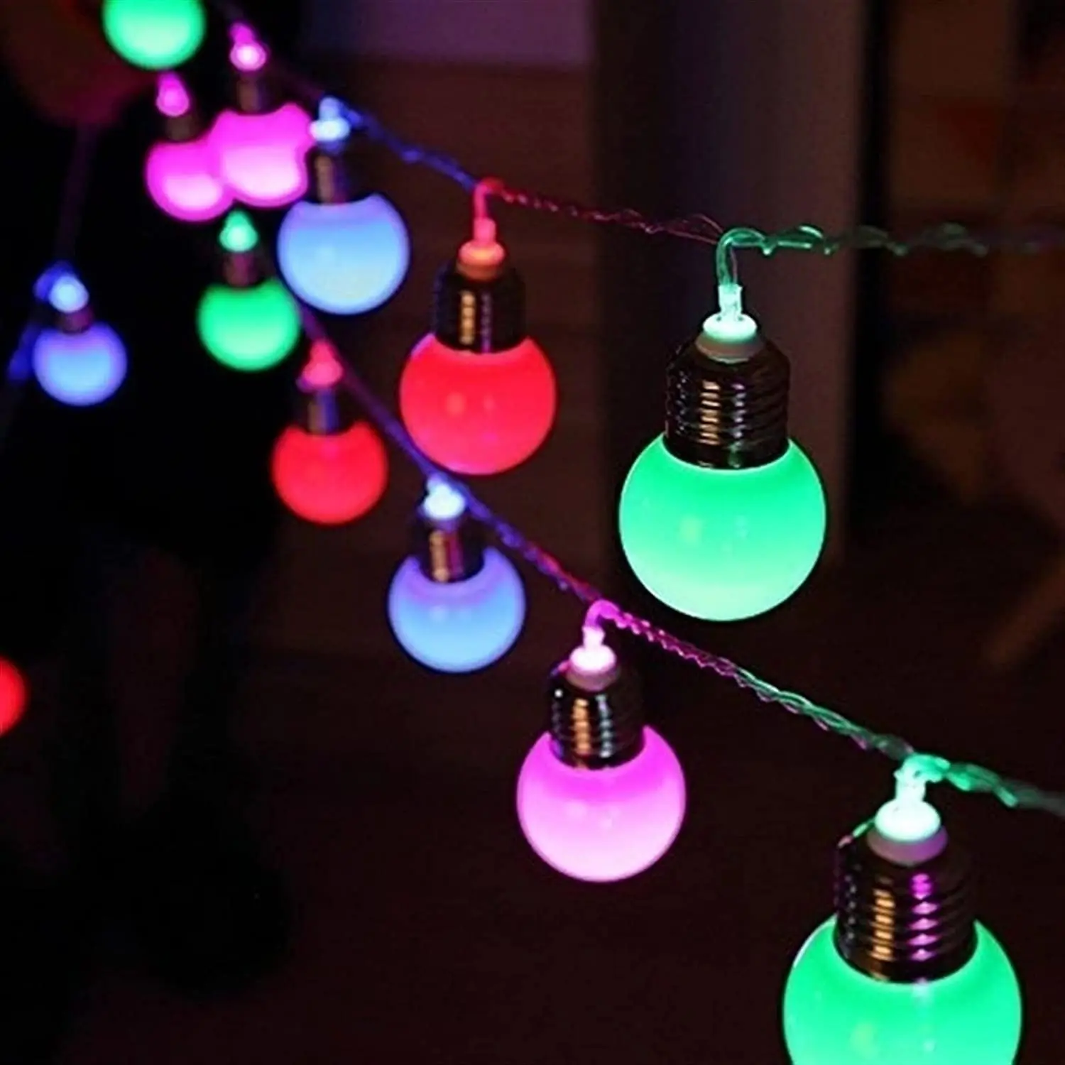 Solar String Lights 3.5m/5m/6.5m Fairy String Lights waterproof Bulbs Christmas Wedding Party Garden Decor Camping Garden Light solar security light