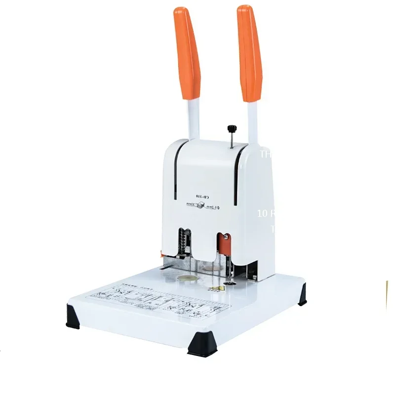 새로운 업그레이드 CD-310 파일 핫멜트 접착제 기계 수동 리벳팅 파이프 펀칭 기계 소형 바인딩 기계