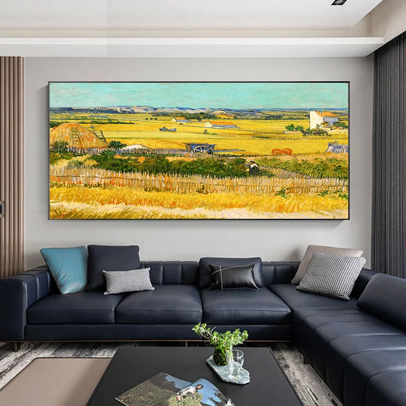 

Van Gogh World Famous Painting Art Decoration Print Abstract Scenery Canvas Poster for Modern Home Living Room Wall Decor Mural