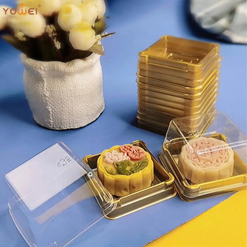 10pcs Luxury 80g Square Moon Cake Mooncake Packaging Box Container Holder  Gift Bags Portable Handbags Party Favors Puff Box - Gift Boxes & Bags -  AliExpress