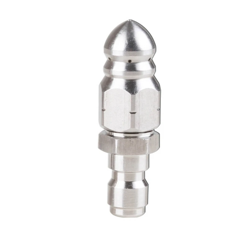 

Heavy Duty Drain Flushing Head High Pressure Nozzle 1/4inch for Blockage Removal