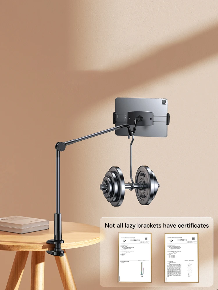 Baseus Clip Phone Holder 360° Rotatable Lazy Tablet Stand Long Arm Base for iPho