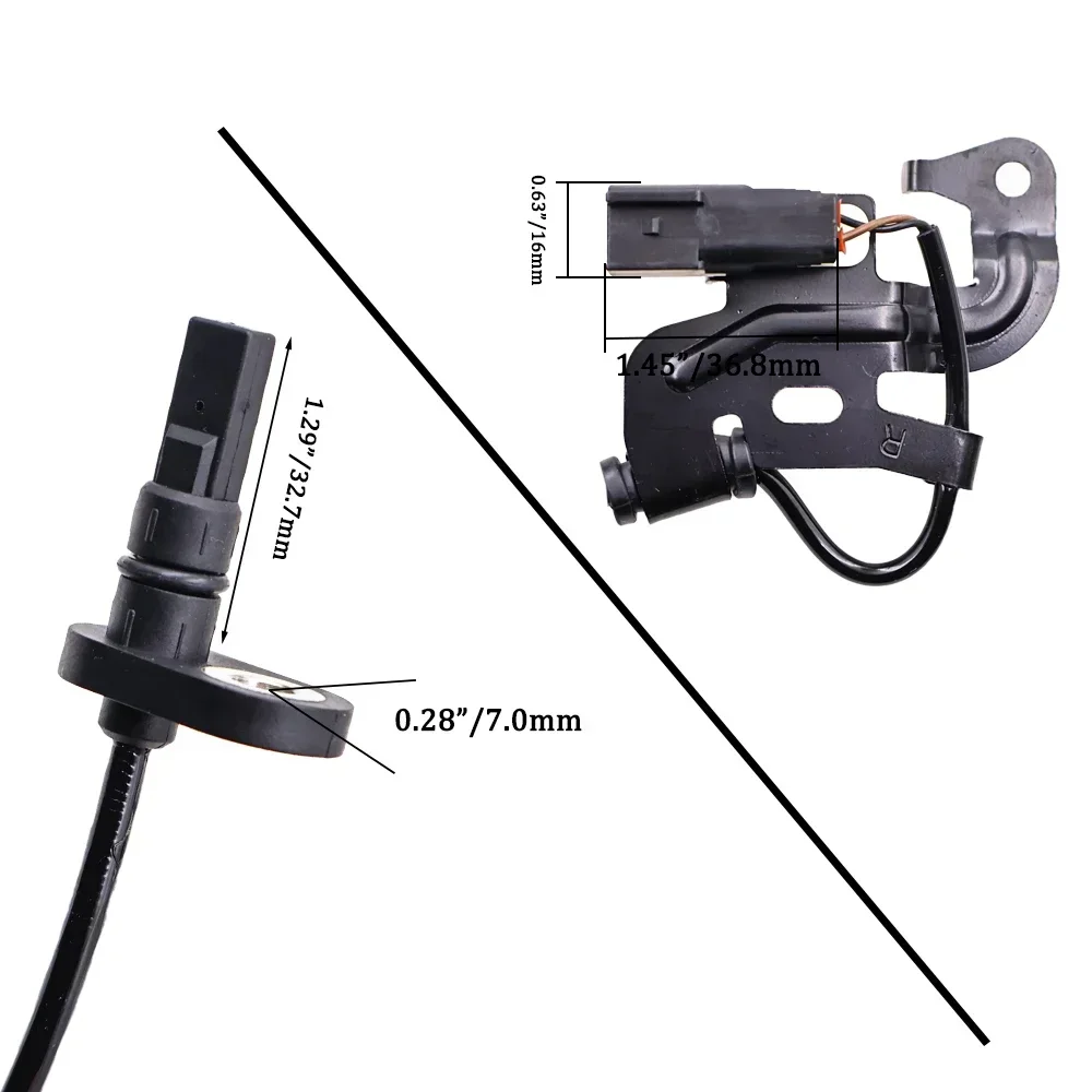 ABS Wheel Speed Sensor Fits Ford Ranger T64 2.2 T65 3.2 TD 2011+ONWARDS DB39-2C190-AC AB31-2C190-AB AB31-2C216-AD DB392C204BD