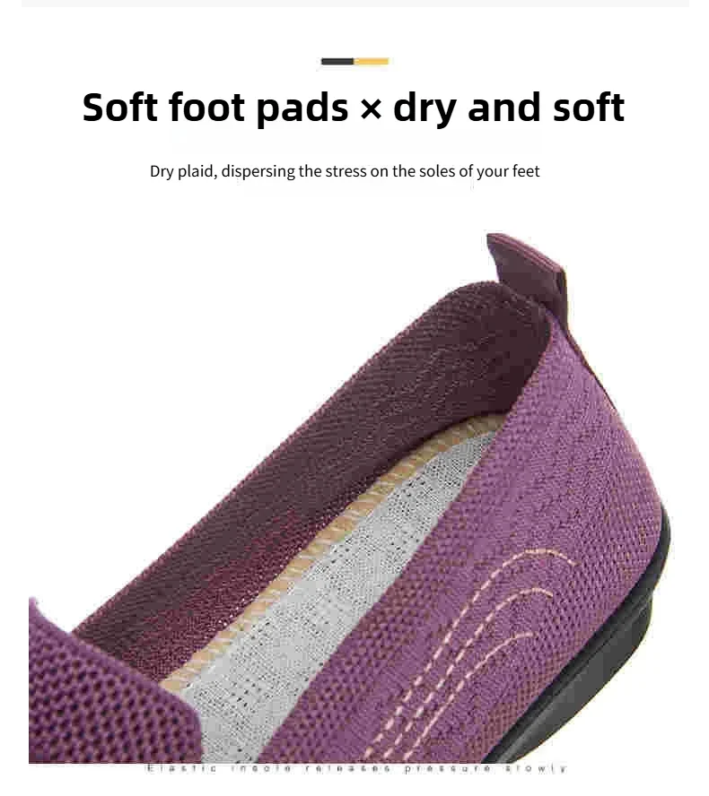 Chinese embroidery loafers women's shoes breathable mesh mom shoes traditional Chinese spring casual comfortable and lightweight