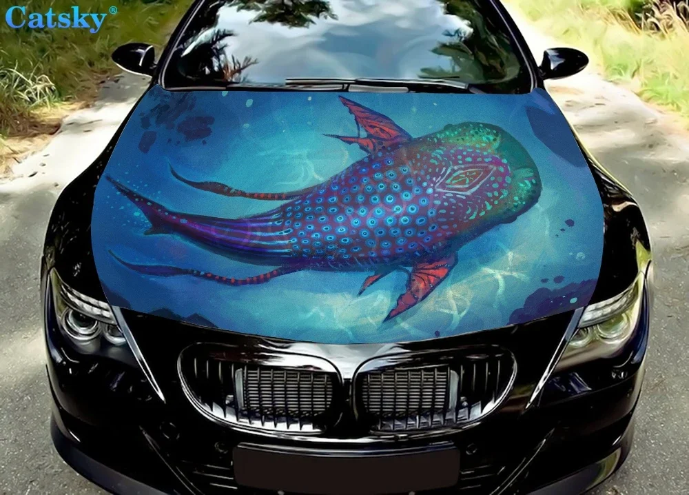 

Fantasy Animal 1 Car Hood Vinyl Stickers Wrap Vinyl Film Engine Cover Decals Sticker Car Accessories Car Hood Protector