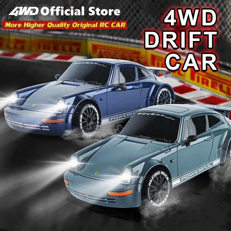 4WD Drift Racing RC Car – High-Speed Remote Control 2.4G Off-Road Vehicle with LED Lights | Electric Toy Car Gift for Kids 2