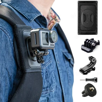 Support de sangle de montage initié pour sac à dos, rotation à 360 °, GoPro 13, 12, 11, 10, 9, DJI OSMO Action 5 Pro, 4 Instactage 360, accessoire bery 1