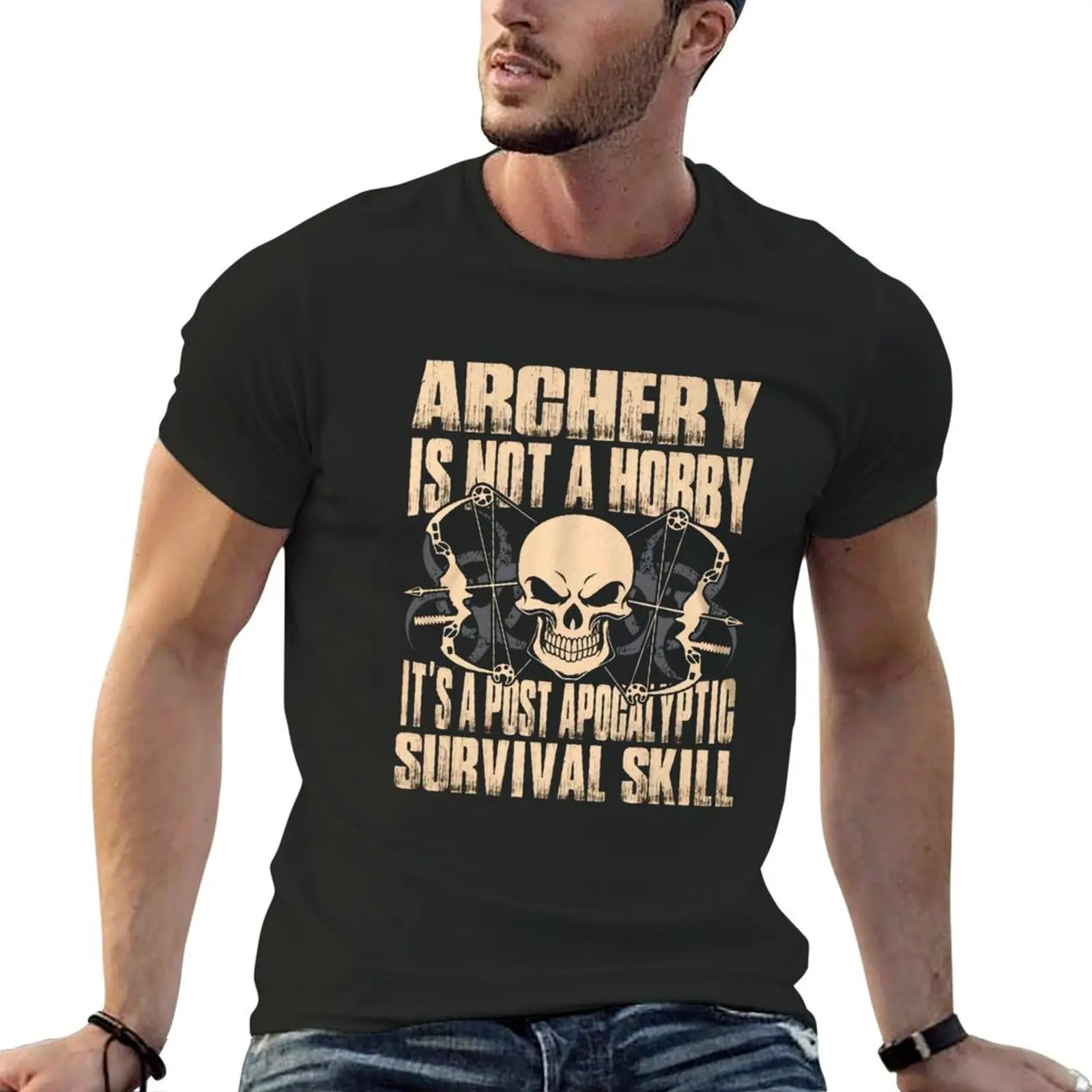 

Archery Tshirt Archery is Not A Hobby Funny Tshirt for Men-4500 T-Shirt baggy shirts graphic shirts mens clothes