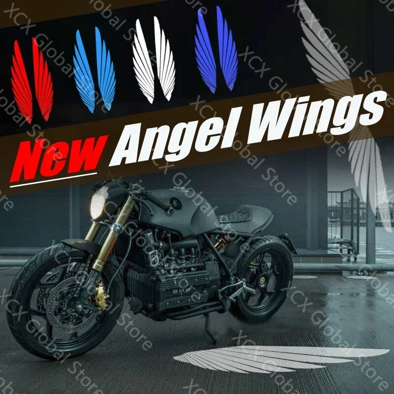 2 Pieces Motorcycle LED Underbody Light Projector Ghost Angel Wings Laser Light