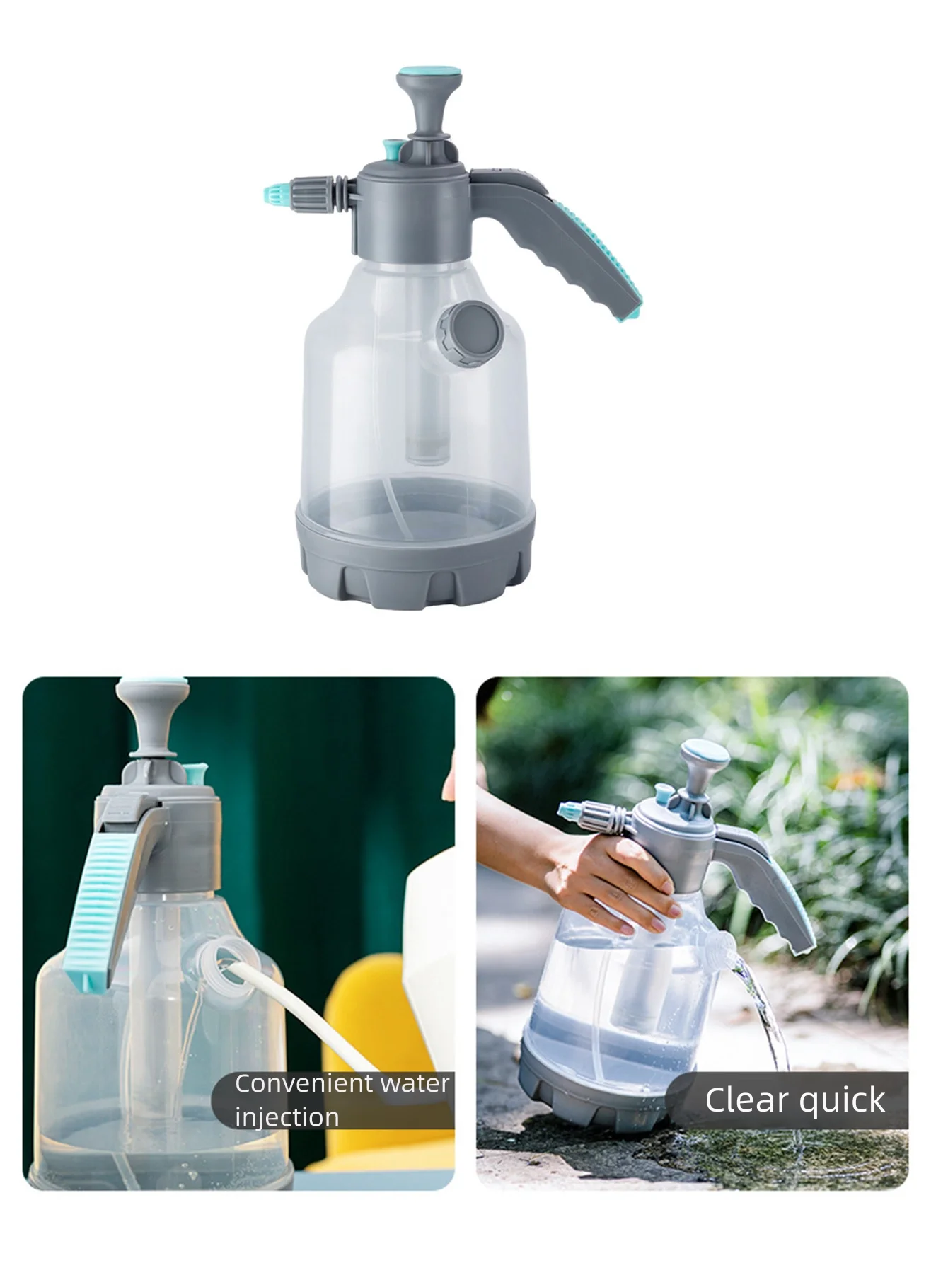 Disinfection Watering Can For Watering Household Can Pneumatic Spray High Pressure Spray Bottle