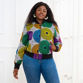 Kevwe Long Sleeve Print Jacket