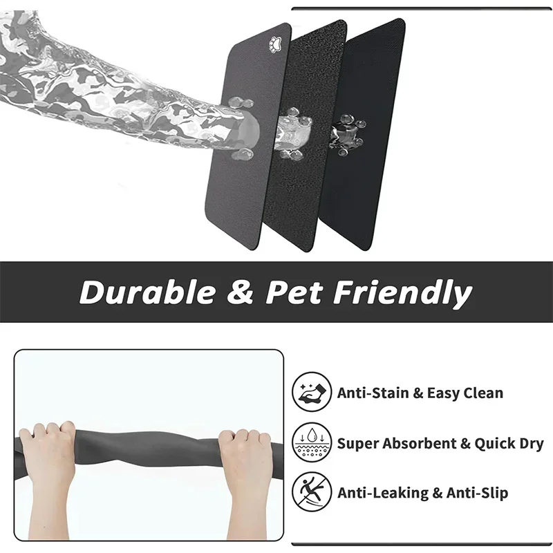 Absorbent Pet Feeding Mat 6