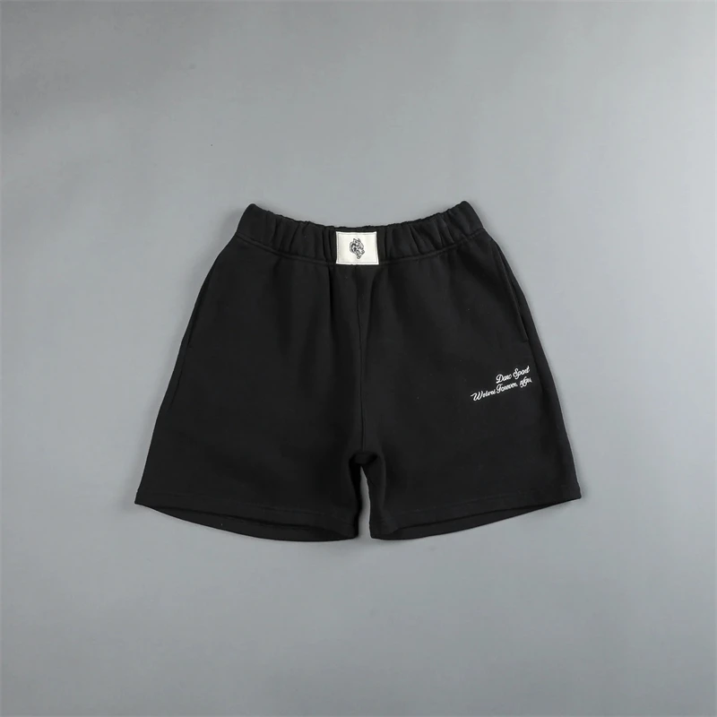 Summer Cotton Loose Fit Men's Shorts Fashion Street Clothing Outdoor Casual Capris Gym Exercise Running Pants