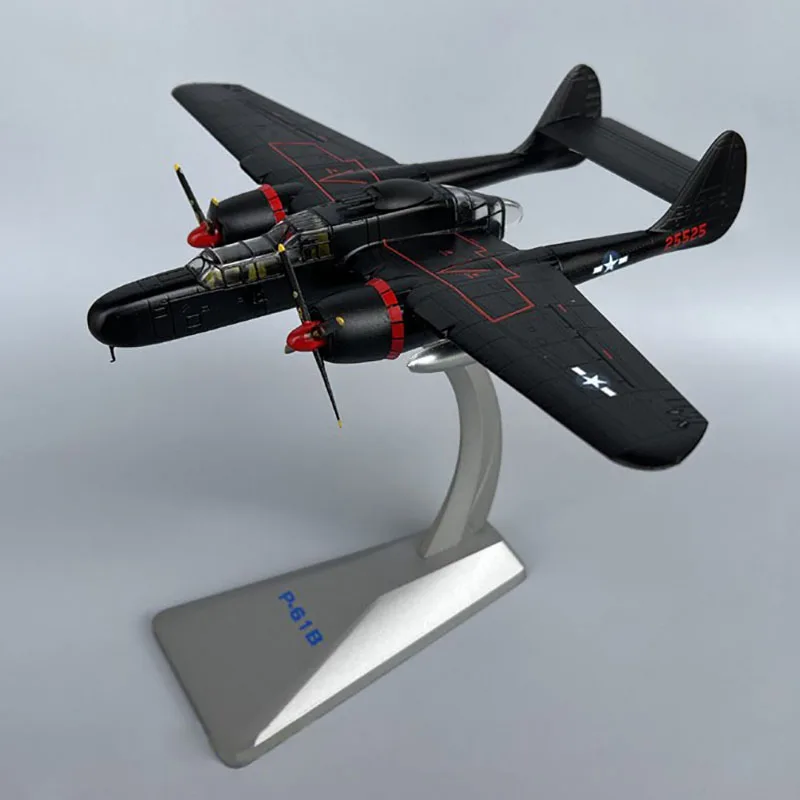 

1/72 Scale World War II American Northrop Pmur61 Black Widow Night Fighter Aircraft Model Adult Fans Collectible Souvenir Gift