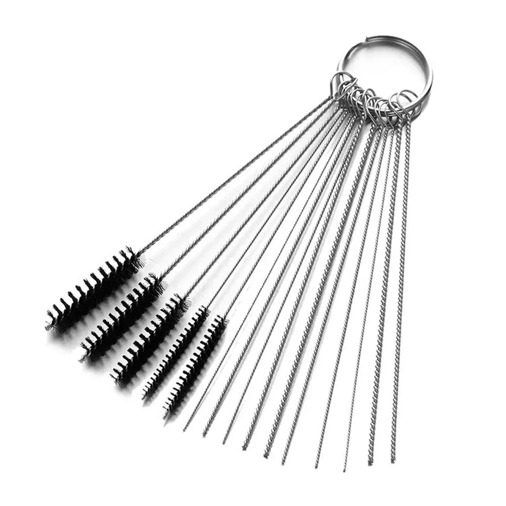 Carburetor Cleaner Carbon Dirt Jet Remove Cleaning Needles Brushes Tools Automobile Motorcycle ATV Welder Carb Chainsaw