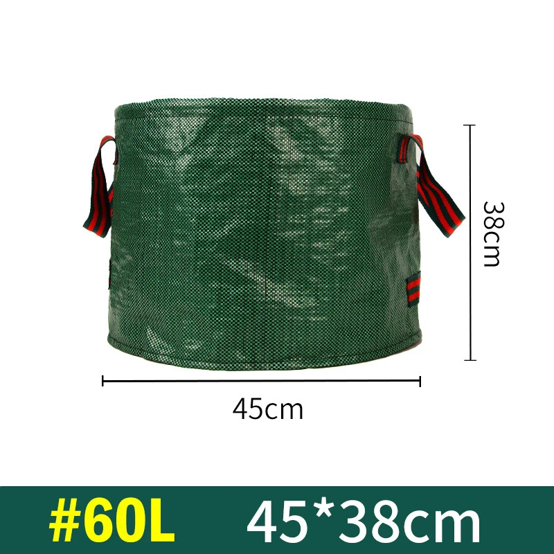 ตัวเลือกสินค้า ถุงเก็บขยะในสวน 60L-500L ถุงสวนขนาดใหญ่ ใช้ซ้ำได้ กันน้ำ ถุงเก็บใบไม้ ถุงเก็บของ สำหรับสวน